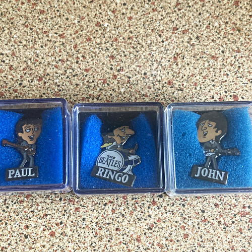The beatles enamel pin - the,
