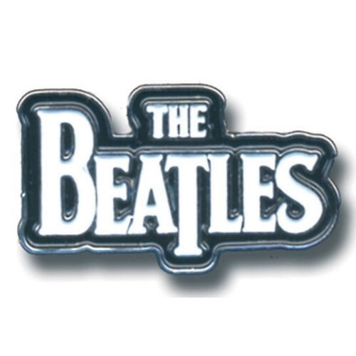 The beatles white logo metal - white,