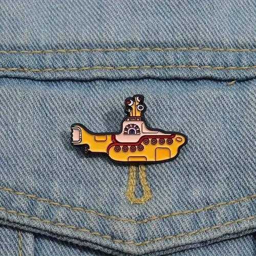 Yellow submarine enamel - yellow,
