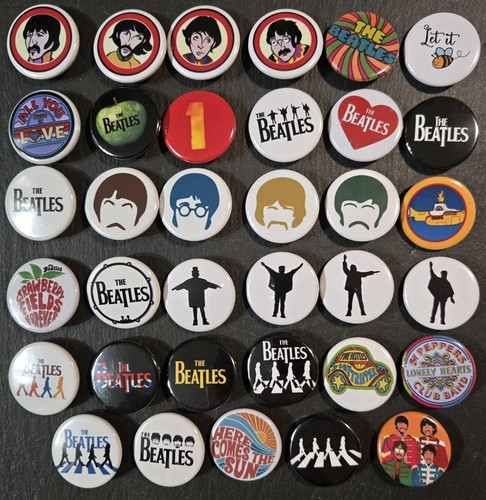 The beatles button badges - badges, 35
