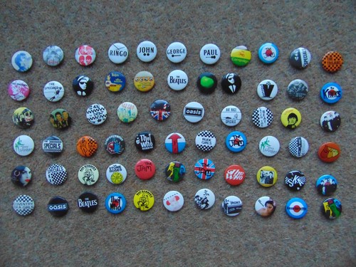 Mixed bands button pin - mixed,