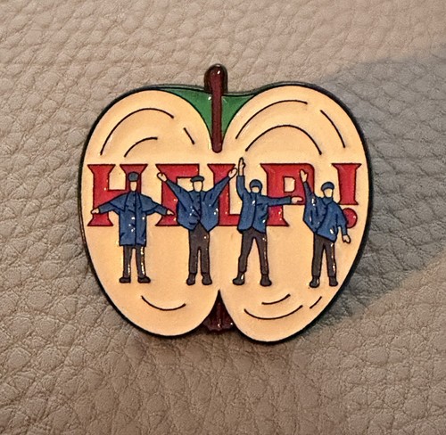 The beatles help enamel pin - the,