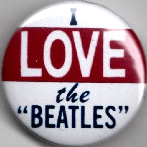Love the beatles - the, button
