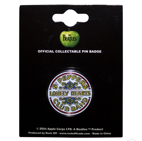 The beatles metal pin badge - the,