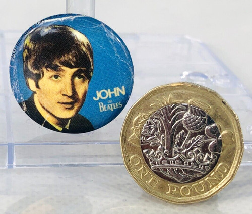 Badge john lennon the - john, beatles