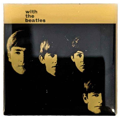 The beatles metal album pin - the,