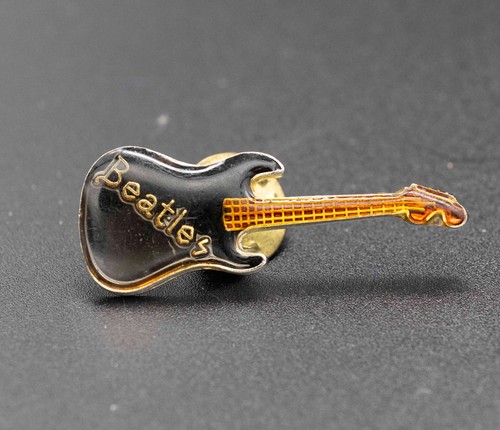 The beatles enamel guitar - the,
